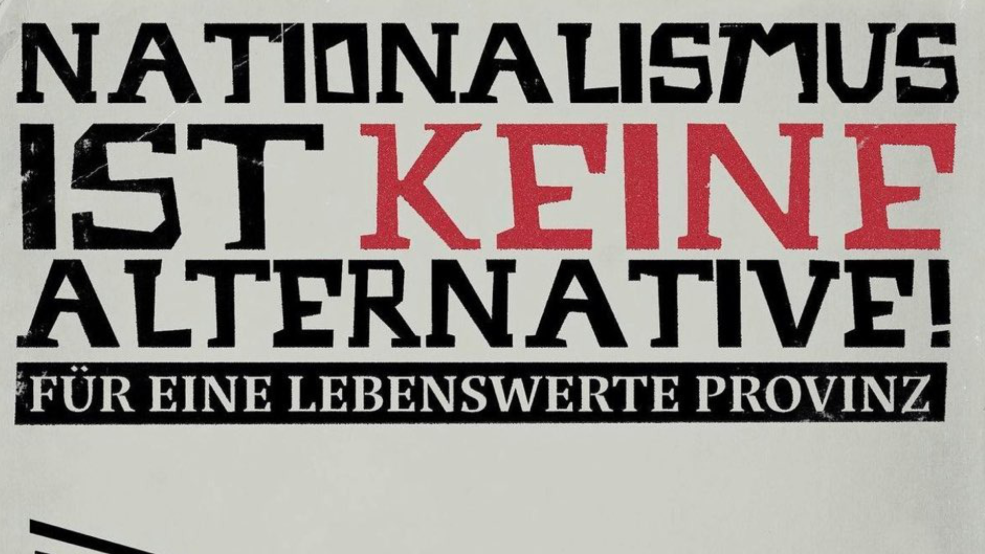 Sonneberg Demonstration Nationalismus Ist Keine Alternative F R