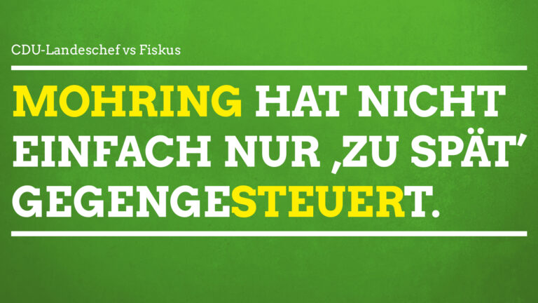 Grüne fordern Aufklärung zu Steuervorwürfen gegen CDU-Vorsitzenden Mike Mohring