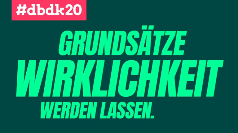 Grundsätzliches auf der dBDK 2020