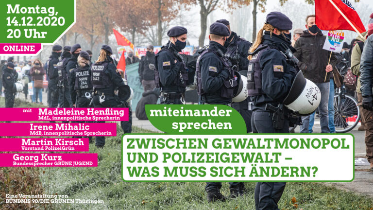 Miteinander sprechen: Zwischen Gewaltmonopol und Polizeigewalt – was muss sich ändern?