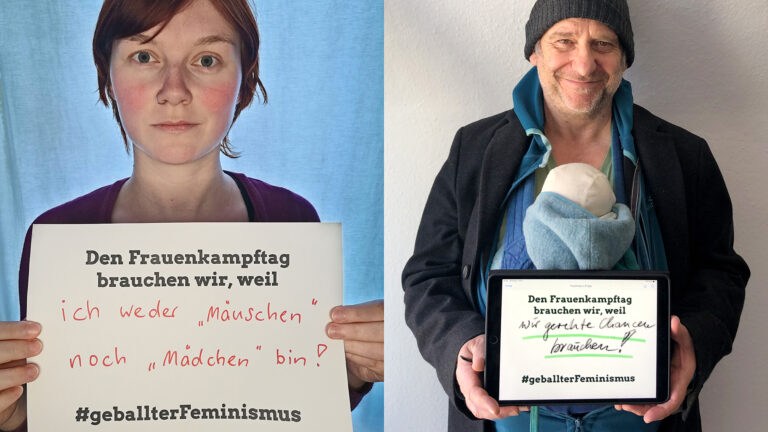 Unsere Mitglieder-Aktion zum Internationalen Frauen(kampf)tag