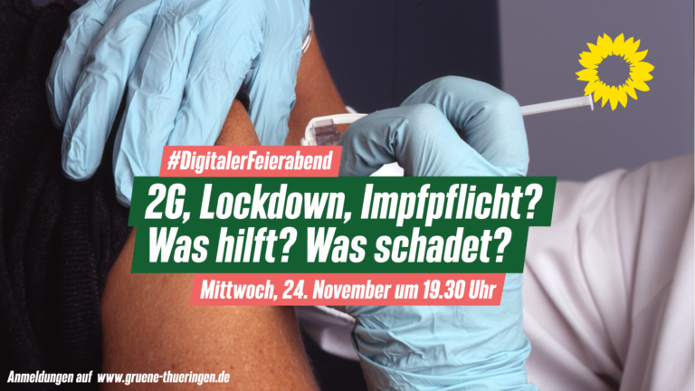 Digitaler Feierabend: „2G, Lockdown, Impfpflicht? Was hilft, was schadet?“