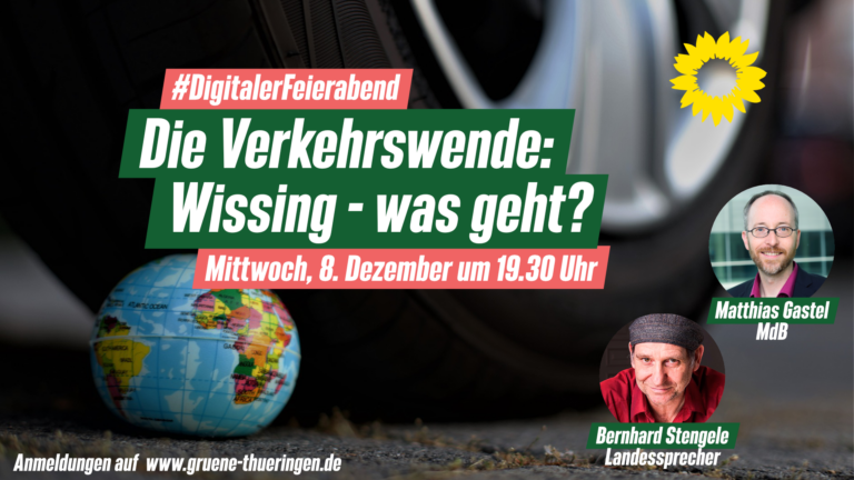 Dein Digitaler Feierabend: „Die Verkehrswende: Wissing – was geht?“