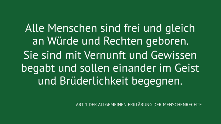 Das Minihörbuch: Die Allgemeine Erklärung der Menschenrechte