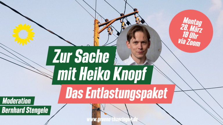 Zur Sache mit Heiko Knopf: Das Entlastungspaket