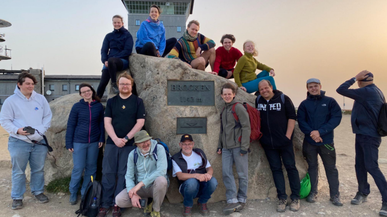 Zum Sonnenaufgang auf dem Brocken