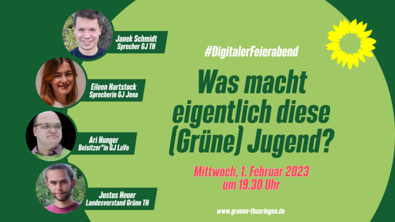 Dein Digitaler Feierabend: „Was macht eigentlich diese (Grüne) Jugend?“