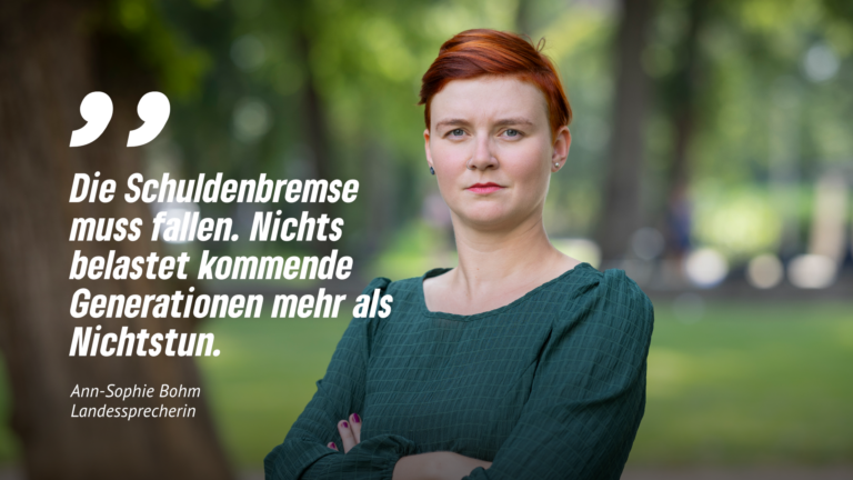 Die Schuldenbremse muss fallen! Nichts belastet kommende Generationen mehr als Nichtstun