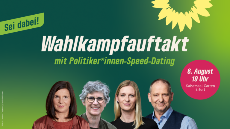 Sei dabei: Unser Wahlkampfauftakt in Erfurt