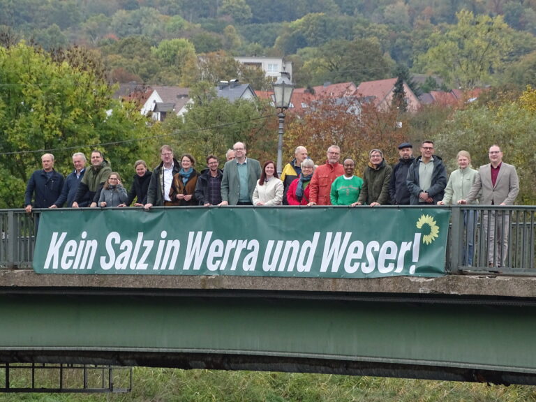 Werra und Weser brauchen weitere Entlastung – BÜNDNISGRÜNE: Ab 2028 muss Schluss sein mit Einleitung von Prozessabwässern