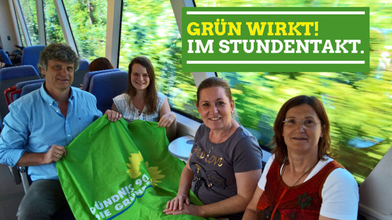 Grün wirkt! Stundentakt in Südthüringen bleibt erhalten.