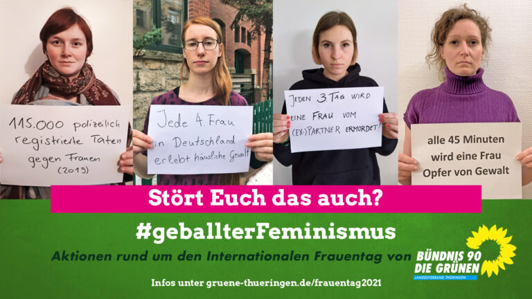 Grüne Aktionswochen zum Internationalen Frauentag