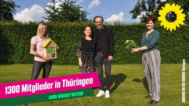 Die grüne Familie in Thüringen wächst weiter …