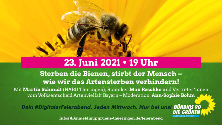 „Sterben die Bienen, stirbt der Mensch – wie wir jetzt das Artensterben verhindern!“
