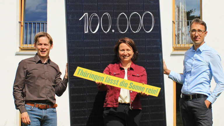 Thüringen lässt die Sonne rein – gemeinsam für 100.000 Solaranlagen