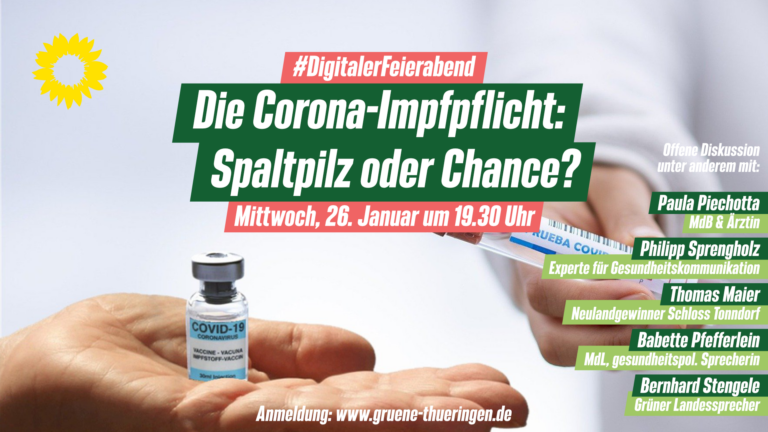 Dein Digitaler Feierabend: „Corona-Impfpflicht: Spaltpilz oder Chance?“