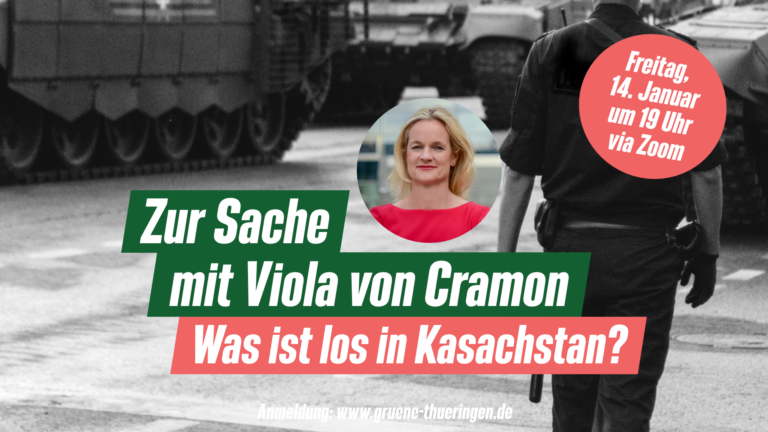 Zur Sache mit Viola von Cramon: Was ist los in Kasachstan?