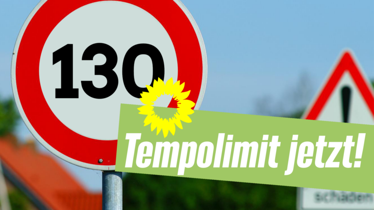Thüringer Grüne fordern Tempo 130 auf Autobahnen