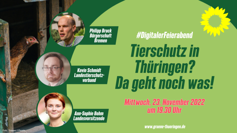 Dein Digitaler Feierabend „Tierschutz in Thüringen? Da geht noch was!“