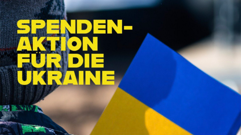 Spendenaktion für die Ukraine von Katrin Göring-Eckardt